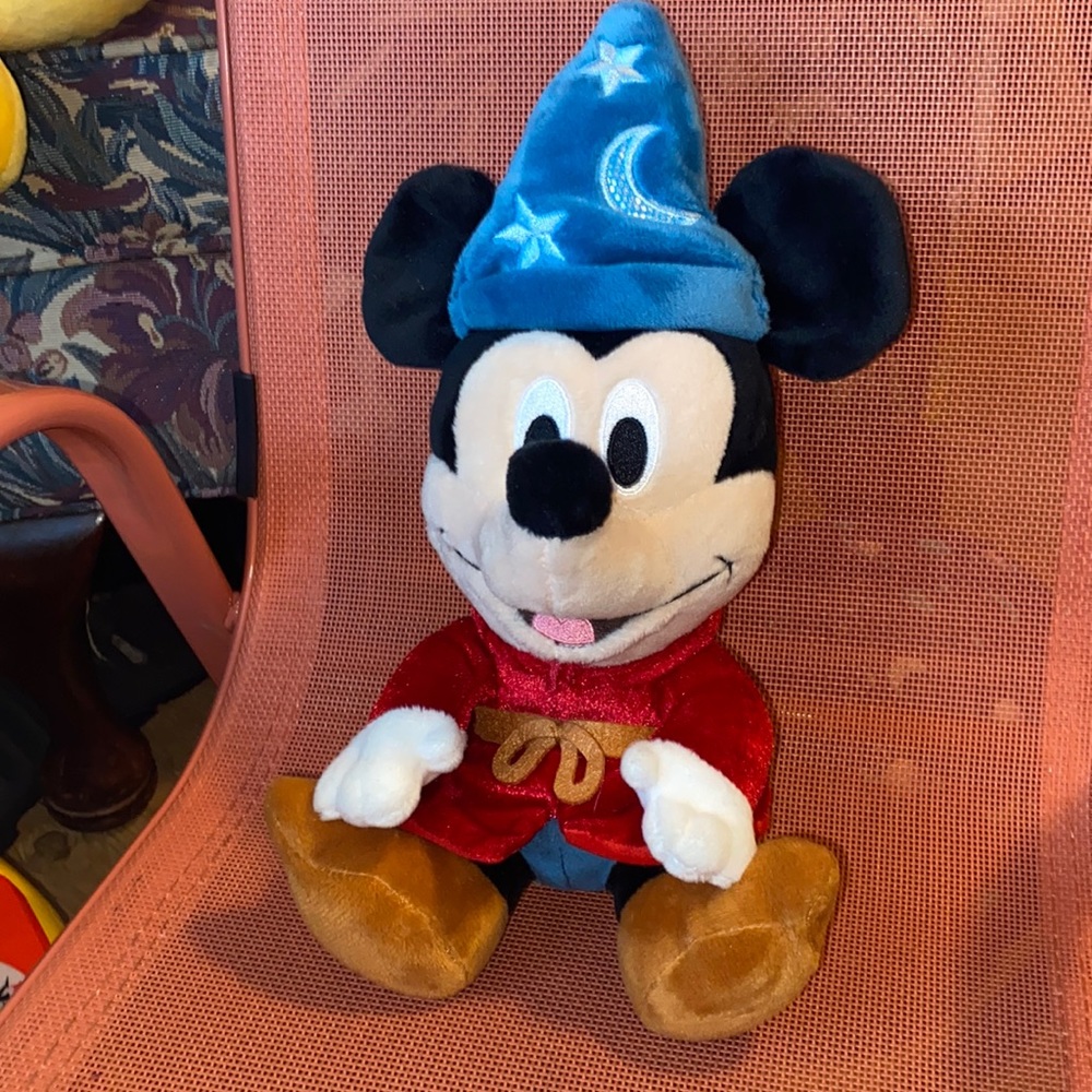 Disney Phunny Fantasia Sorcerer Mickey Plush